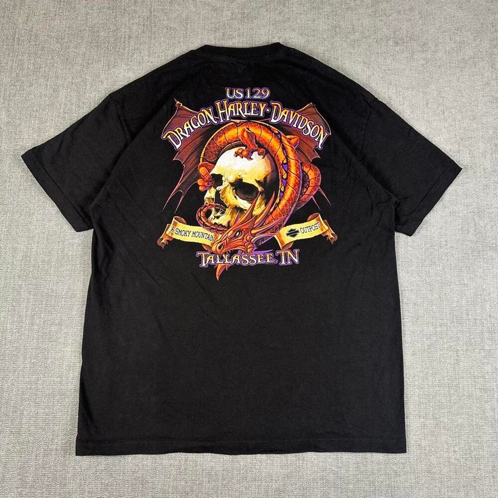 Harley Davidson Dragon Skull T-Shirt